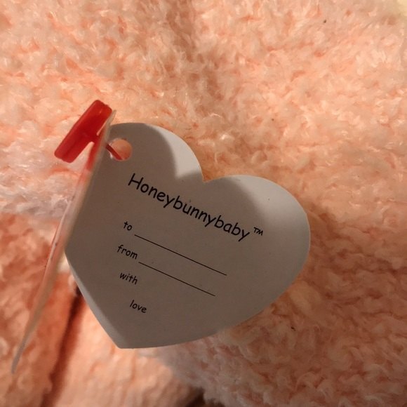 Ty rattles vintage honey bunny baby rabbit plush pillow pal - Picture 8 of 8